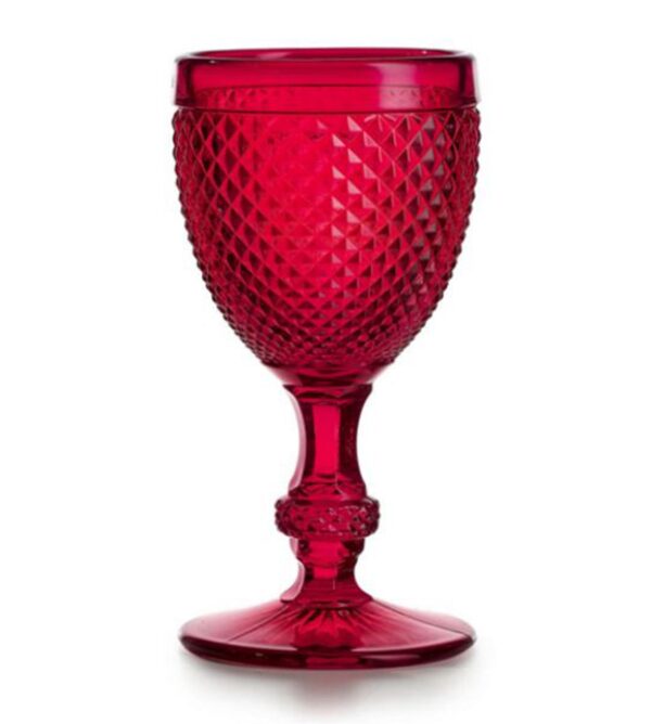 Set with 4 Red Wine Goblets Red