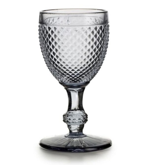 Set with 4 Red Wine Goblets Grey