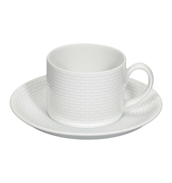 Set of 4 Breakfast Cup & Saucer