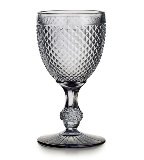 Set with 4 Water Goblets Grey