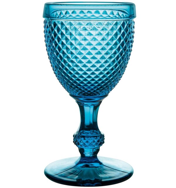 Set with 4 Water Goblets Blue