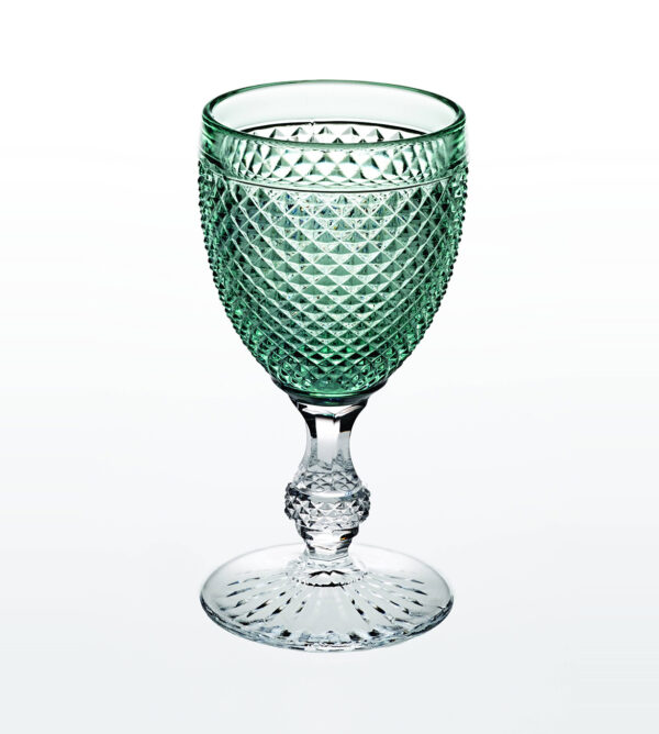 Set with 2 Goblets with Green Top