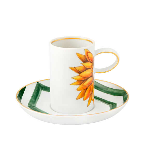 Set 2 Coffee Cup and Saucer