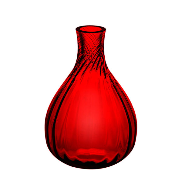 small Bud Vase Red