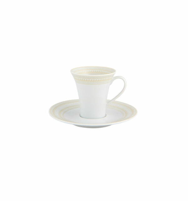 Set of 4 Coffee Cup and Saucer