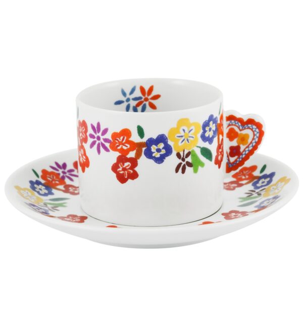 Set of 4 Tea Cup & Saucer