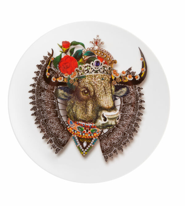 Dessert Plate Monseigneur Bull