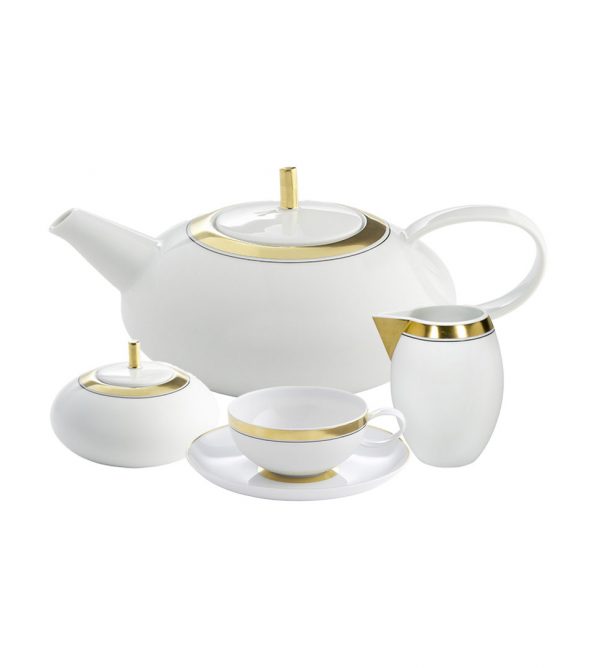 Domo Gold Tea Set 15 Piece