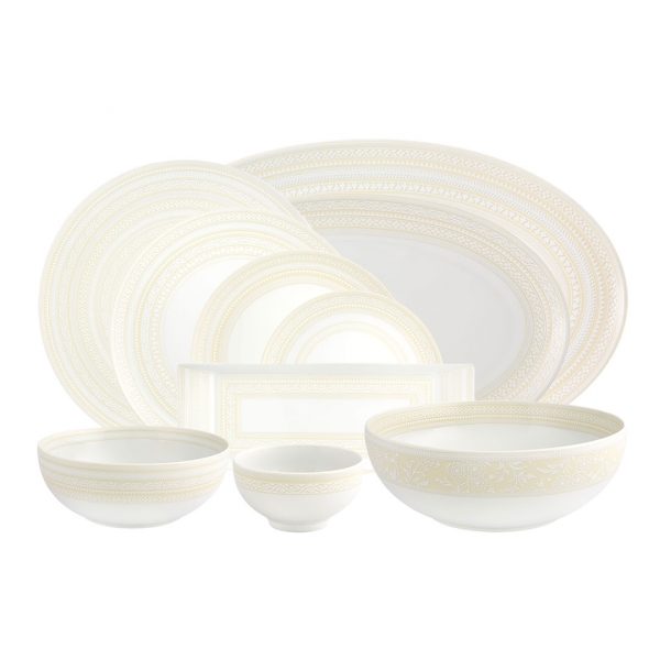 Ivory Dinner Set - 8 People